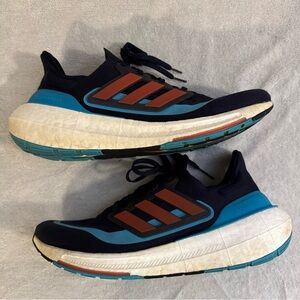 Adidas UltraBoost Light IE1760 AthleticRunning Shoes Blue Men's Sz 9.5
